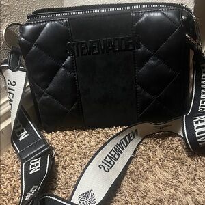 Steve Madden Black Quilted Shoulder Bag